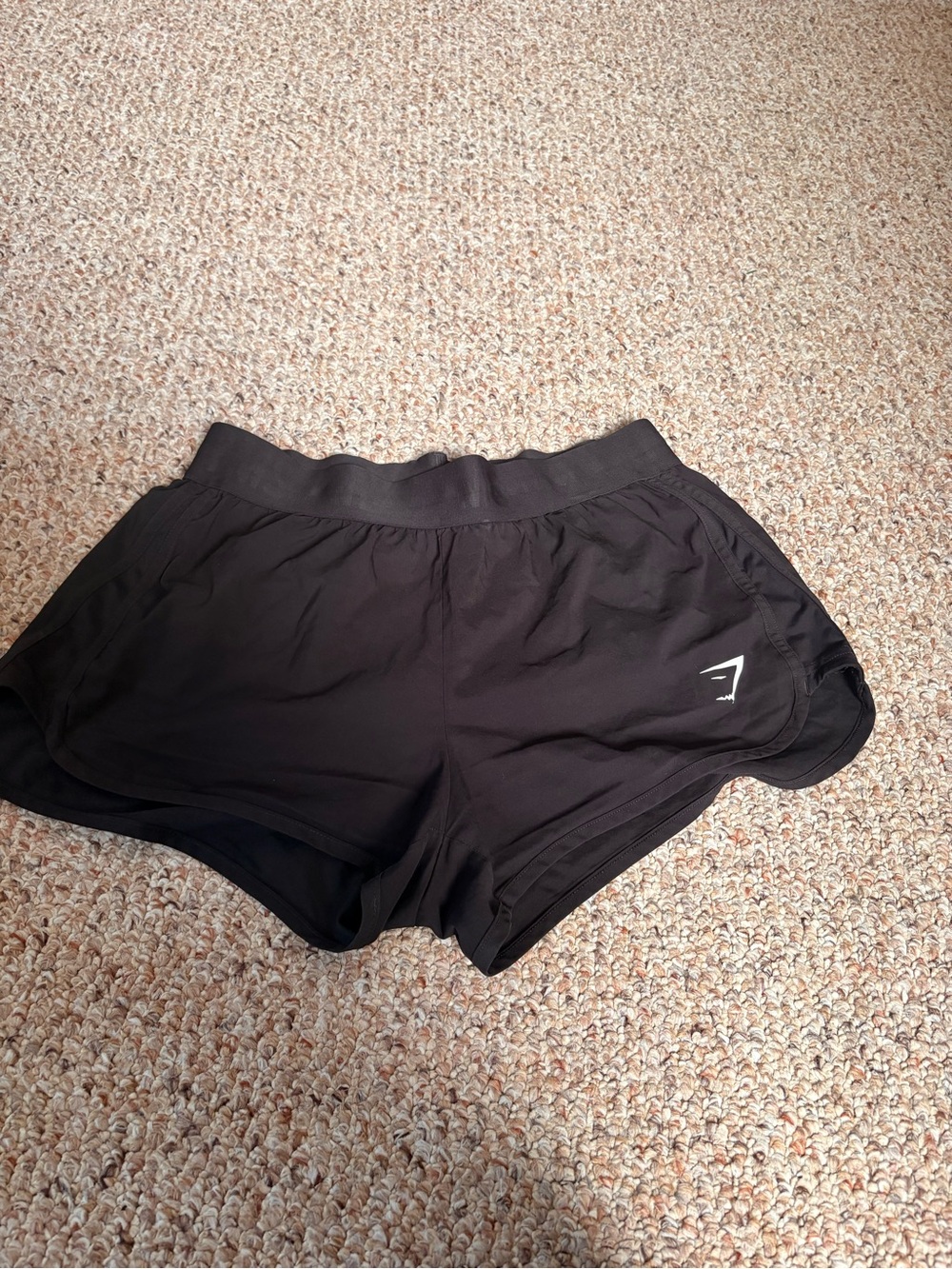 Gymshark Black Women's Athletic Running Shorts